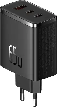 Сетевое зарядное устройство Baseus Cube Pro Fast Charger 2C+U 65W EU Cluster Black (P10152301113-00)