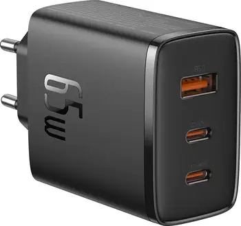 Сетевое зарядное устройство Baseus Cube Pro Fast Charger 2C+U 65W EU Cluster Black (P10152301113-00)