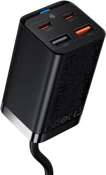 Сетевое зарядное устройство Baseus GaN3 Pro 65W Black (CCGP040101)