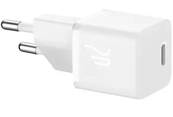 Сетевое зарядное устройство Baseus GaN5 20W White USB-C to USB-C cable (P10110900213-01)