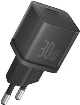 Сетевое зарядное устройство Baseus GaN5 Fast Charger 1C 30W Black (P10162504113-00)