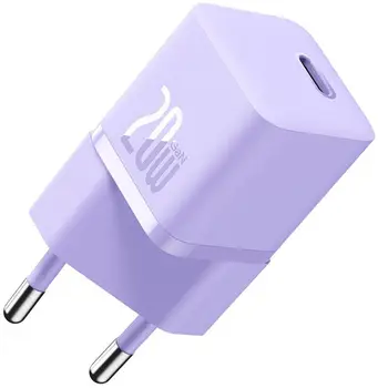 Сетевое зарядное устройство Baseus GaN5 Fast Charger (mini) 1C 20W Purple (CCGN050105)