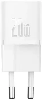 Сетевое зарядное устройство Baseus GaN5 Fast Charger (mini) 1C 20W White (CCGN050102)