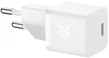 Сетевое зарядное устройство Baseus GaN5 Fast Charger (mini) 1C 20W White (CCGN050102)