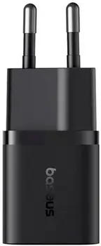 Мережевий зарядний пристрій Baseus GaN5 Fast Charger (mini) 1C 25W Black Type-C to Type-C cable (P10110909113-01)