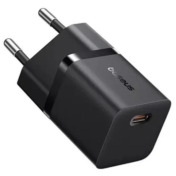 Сетевое зарядное устройство Baseus GaN5 Fast Charger (mini) 1C 25W EU Black (P10110909113-00)