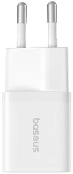 Сетевое зарядное устройство Baseus GaN5 Fast Charger (mini) 1C 25W Moon White (P10110909213-00)