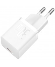 Сетевое зарядное устройство Baseus GaN5 Fast Charger (mini) 1C 30W White (CCGN070502)