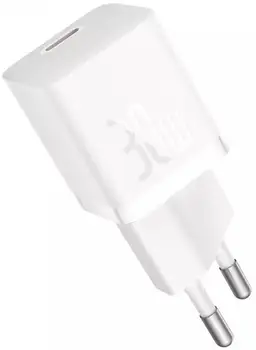 Сетевое зарядное устройство Baseus GaN5 Fast Charger mini 30W White Type-C to Type-C cable (P10110902213-00)