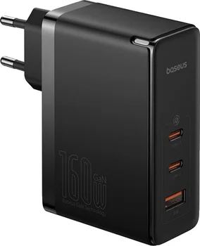 Мережевий зарядний пристрій Baseus GaN5 Pro Fast Charger 160W Black Type-C to Type-C cable (P10110825113-00)