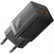 Сетевое зарядное устройство Baseus GaN5 Pro Fast Charger C+C 40W Black (CCGP180101)