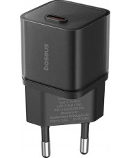 Сетевое зарядное устройство Baseus GaN5S Fast Charger 1C 20W EU Cluster Black (P10162503113-00)