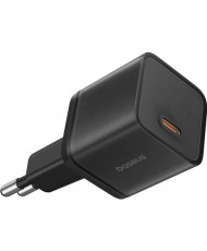 Сетевое зарядное устройство Baseus GaN5S Fast Charger 1C 20W EU Cluster Black (P10162503113-00)