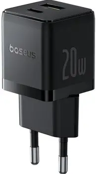 Сетевое зарядное устройство Baseus Palm Fast Charger 20W Black (P10111608113-00)