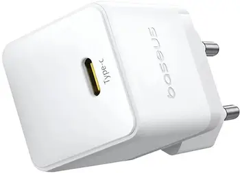 Сетевое зарядное устройство Baseus Palm Fast Charger 20W White Type-C to Type cable (P10111602213-01)