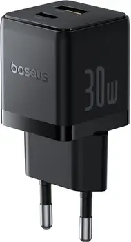 Сетевое зарядное устройство Baseus Palm Fast Charger 30W Black (P1011160A113-00)