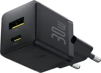 Сетевое зарядное устройство Baseus Palm Fast Charger 30W Black (P1011160A113-00)