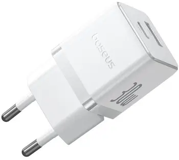 Сетевое зарядное устройство Baseus Palm Fast Charger 30W EU Moon White (P1011160A213-00)