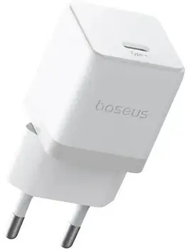 Сетевое зарядное устройство Baseus Palm Fast Charger 30W Type-C to Type-C cable Cluster White (P10111605213-01)