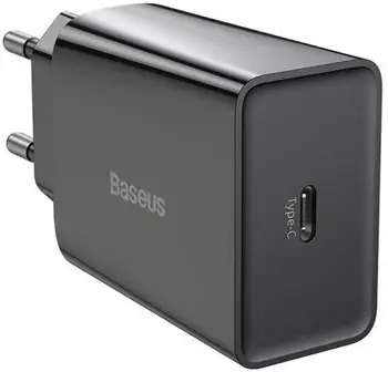 Сетевое зарядное устройство Baseus Speed Mini 20W QC 1С Black (CCFS-SN01)