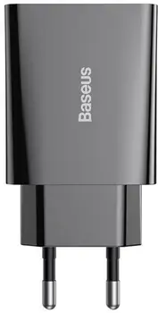 Сетевое зарядное устройство Baseus Speed Mini 20W QC 1С Black (CCFS-SN01)