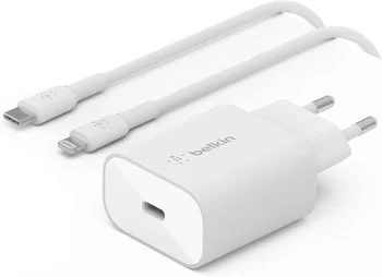 Сетевое зарядное устройство Belkin BoostCharger 25W White (WCA004VF1MWH-B5)
