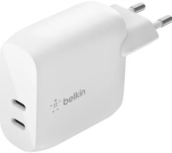 Сетевое зарядное устройство Belkin Boost Up Charge Dual 40W White (WCB006VFWH)