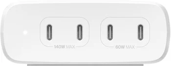 Мережевий зарядний пристрій Belkin Boost Up Charge Pro GaN 4-Ports Charger 200W White (WCH015VFWH)