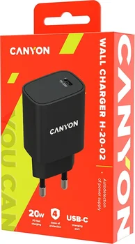 Мережевий зарядний пристрій Canyon CNE-CHA20B02