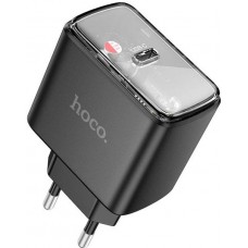 Мережевий зарядний пристрій HOCO CS41A Smart USB-C PD35W charger (EU) Black