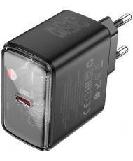 Мережевий зарядний пристрій HOCO CS41A Smart USB-C PD35W charger (EU) Black