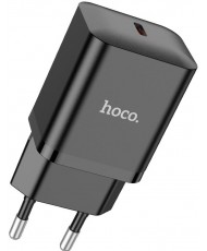 Мережевий зарядний пристрій HOCO N27 Innovative USB-C PD20W charger Black