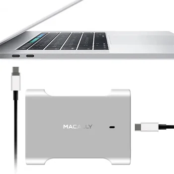 Мережевий зарядний пристрій Macally USB-C Wall Charger 3A with USB-C Cable 1.8m Black (CHARGER61-EU)