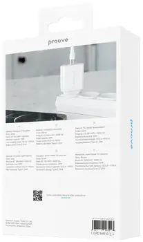 Мережевий зарядний пристрій Proove Rapid 20W (Type-C) White (WCRP20000102)