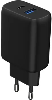 Сетевое зарядное устройство Proove Silicone Power 2 30W + cable Type-C to Type-C 1m Black (WCSP23011001)