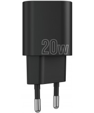 Мережевий зарядний пристрій Proove Silicone Power Plus 20W USB-C + USB-A Black (WCSP2011001)