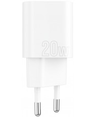 Мережевий зарядний пристрій Proove Silicone Power Plus 20W USB-C + USB-A White (WCSP2011002)