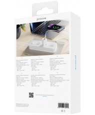 Мережевий зарядний пристрій Proove Silicone Power Plus 20W USB-C + USB-A White (WCSP2011002)