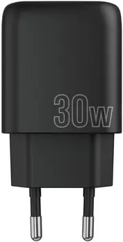 Мережевий зарядний пристрій Proove Silicone Power Plus 30W (Type-C + USB) Black (WCSP3011001)