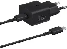 Сетевое зарядное устройство Samsung 25W PD Power Adapter with Type-C cable Black (EP-T2510XBE)