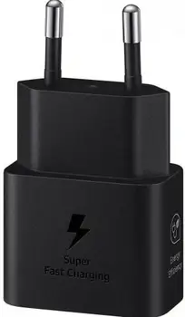 Мережевий зарядний пристрій Samsung 25W PD Power Adapter with Type-C cable Black (EP-T2510XBE)