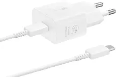 Сетевое зарядное устройство Samsung 25W PD Power Adapter with Type-C cable White (EP-T2510XWE)