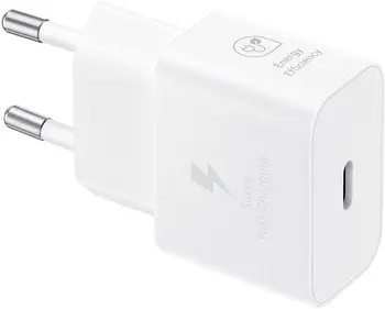Мережевий зарядний пристрій Samsung 25W PD Power Adapter with Type-C cable White (EP-T2510XWE)