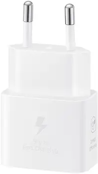 Мережевий зарядний пристрій Samsung 25W PD Power Adapter with Type-C cable White (EP-T2510XWE)