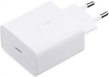 Сетевое зарядное устройство Samsung 65W USB-C (w/o Cable) (EU) White (EP-TA865NWE) (No Box)
