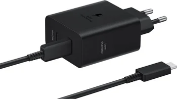 Мережевий зарядний пристрій Samsung EP-T5020X 50W Black Type-C to Type-C cable (EP-T5020XBE)
