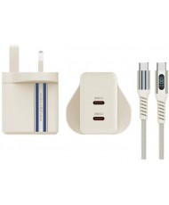 Мережевий зарядний пристрій Samsung ITFIT 45W Fast Charging Kit Beige (ITFITPW28)