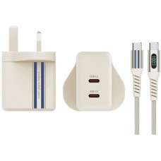 Сетевое зарядное устройство Samsung ITFIT 45W Fast Charging Kit Beige (ITFITPW28)