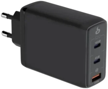 Сетевое зарядное устройство Senteo Z-11 PD 100W 2 Type-C + USB GaN+Q.C3.0 (with Certificate CE) Black