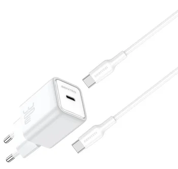Сетевое зарядное устройство Senteo Z-16C USB-C PD 30W with Type-C-Type-C cable White